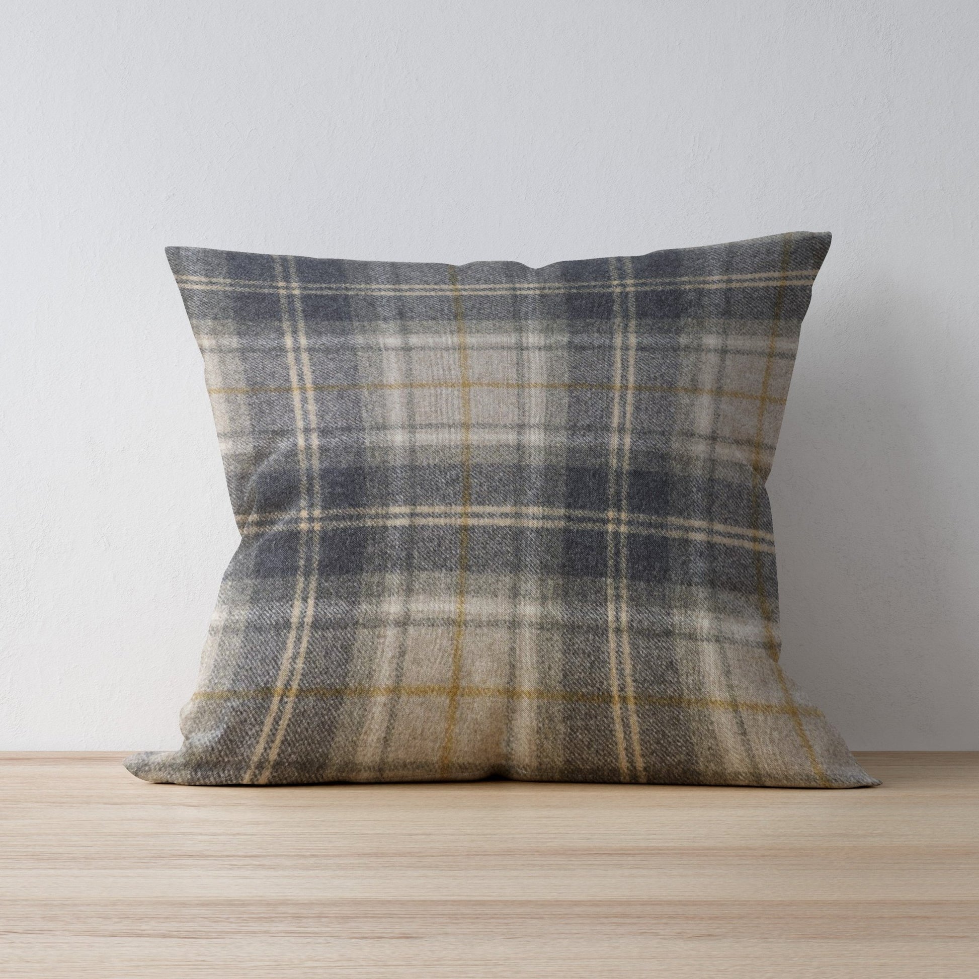 Tartan Wool Broadway Cushion - Abraham Moon - F&B Crafts - F&B Handmade