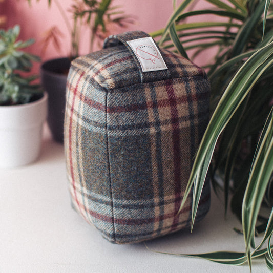 Tartan Wool Check Doorstops - F&B Crafts - F&B Handmade