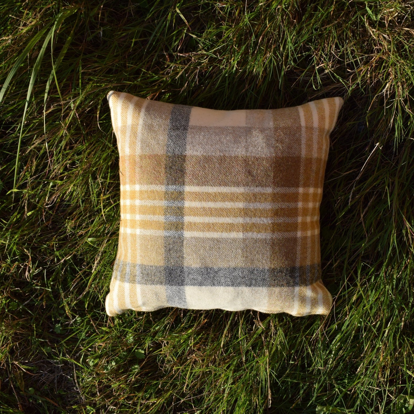 Tartan Wool Cheltenham Cushion - Abraham Moon - F&B Crafts - F&B Handmade