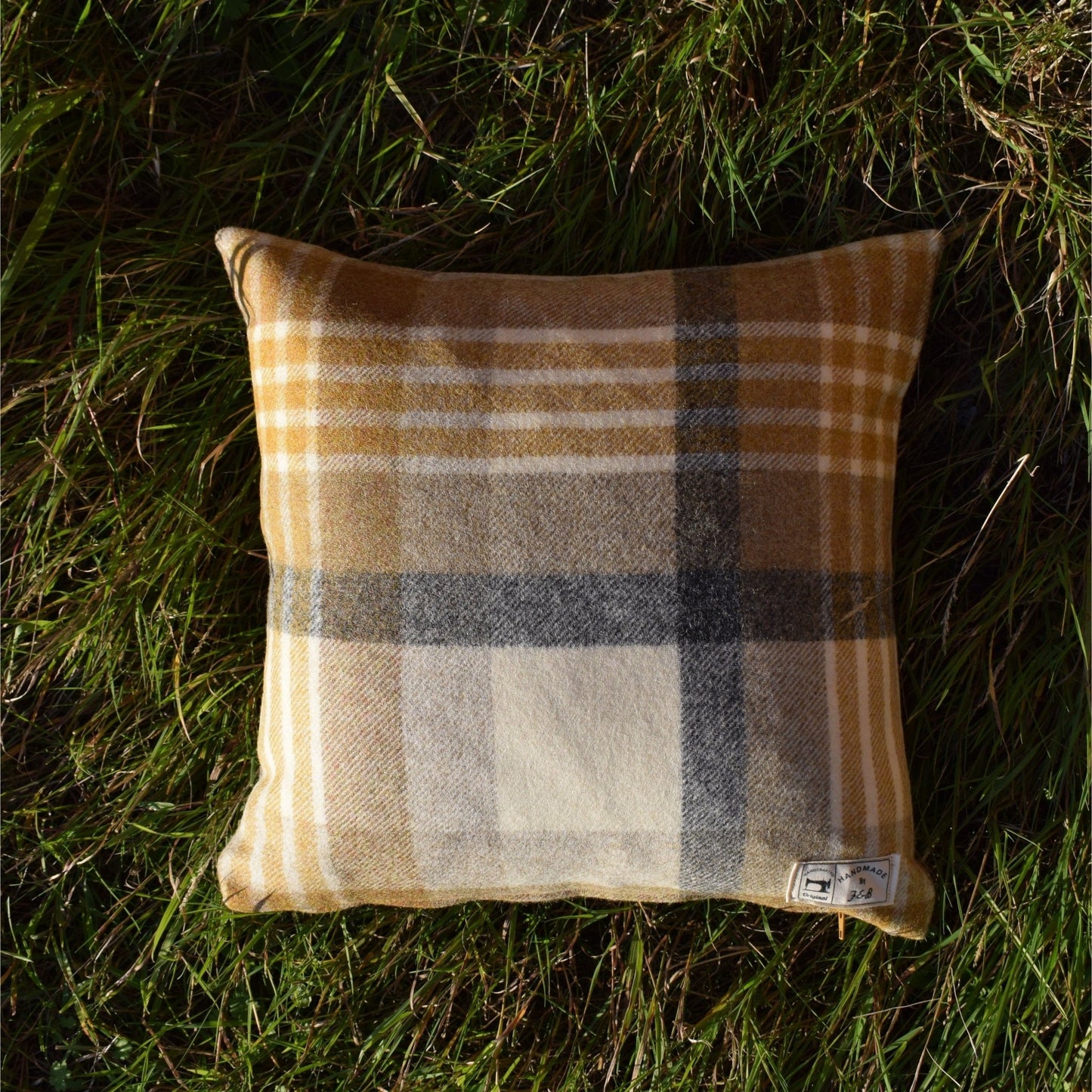 Tartan Wool Cheltenham Cushion - Abraham Moon - F&B Crafts - F&B Handmade