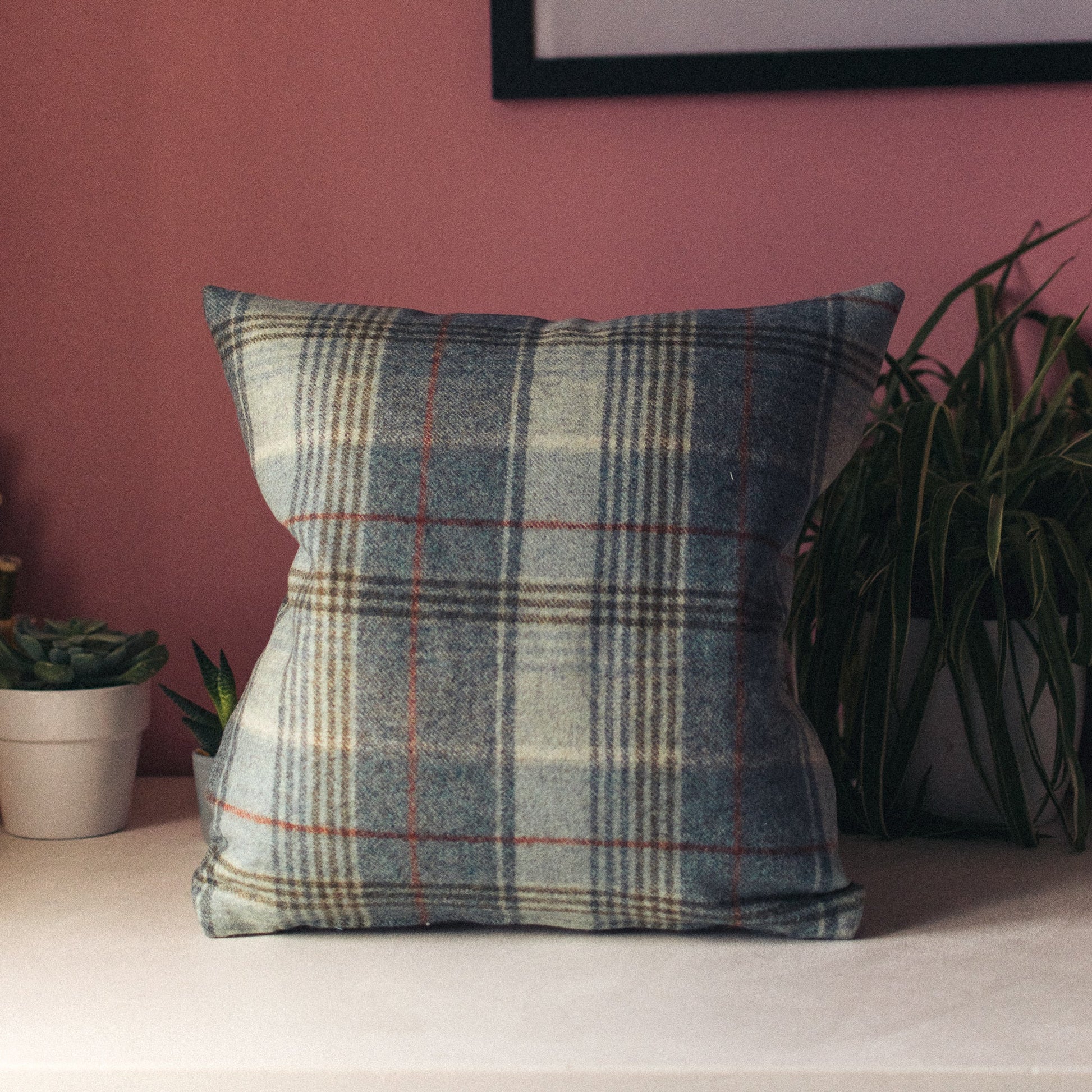 Tartan Wool Huntingtower Cushion - Abraham Moon - F&B Crafts - F&B Handmade