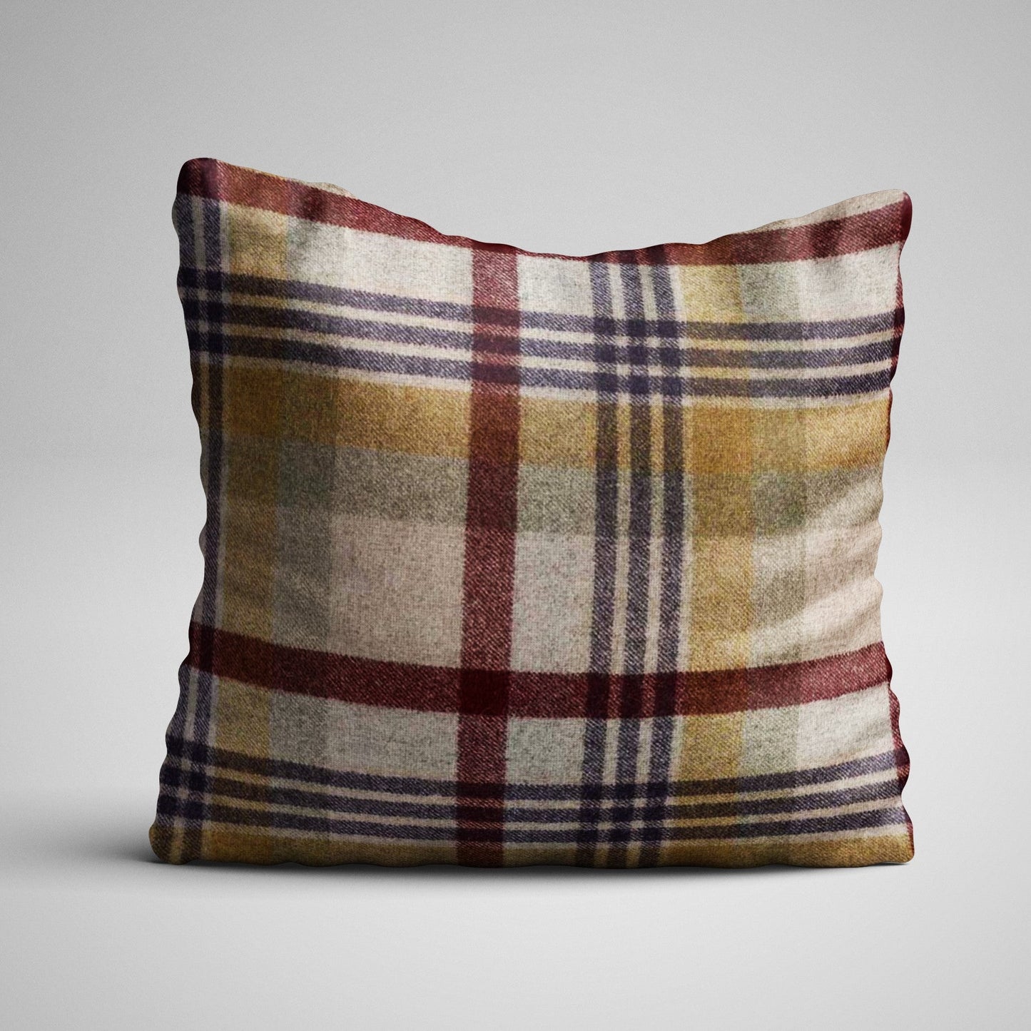 Tartan Wool Melbourne Cushion - Abraham Moon - F&B Crafts - F&B Handmade