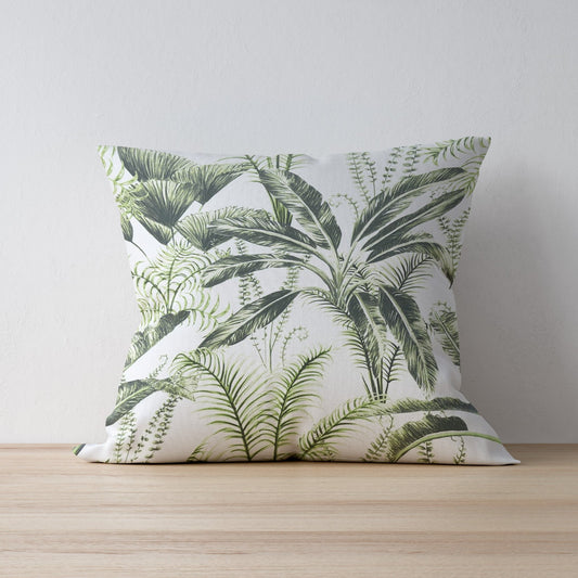 Tropical Jungle Print Cushion - F&B Crafts - F&B Handmade