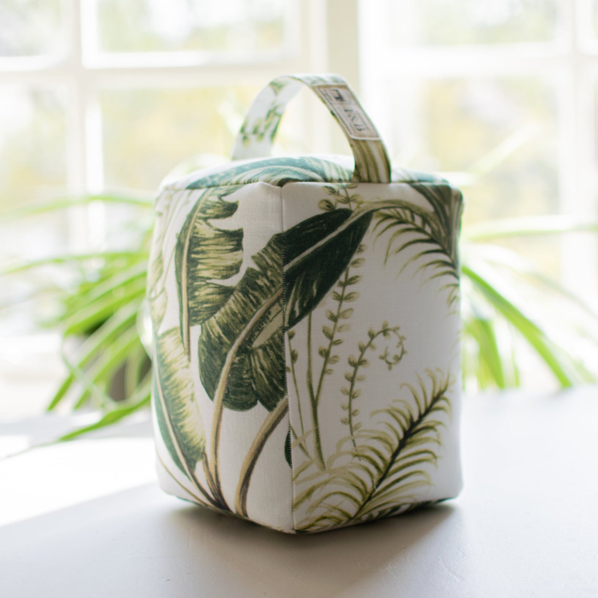 Tropical Leaf Print Doorstops - F&B Crafts - F&B Handmade