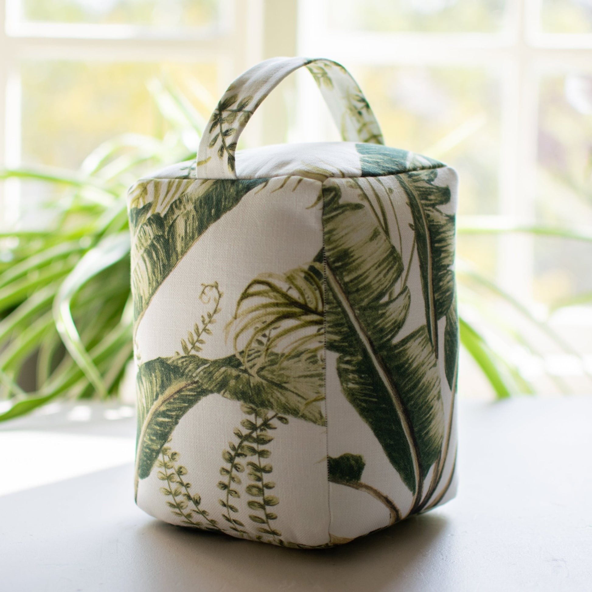 Tropical Leaf Print Doorstops - F&B Crafts - F&B Handmade