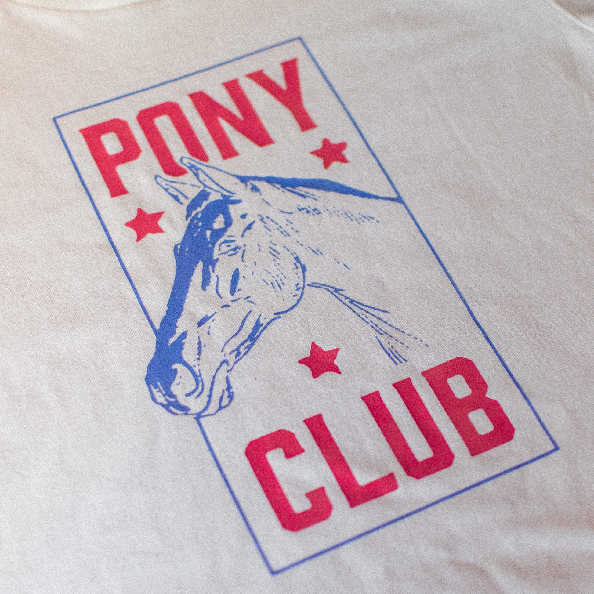 Vintage Style Pony Club T - Shirt - F&B Crafts - Fox & Co Apparel