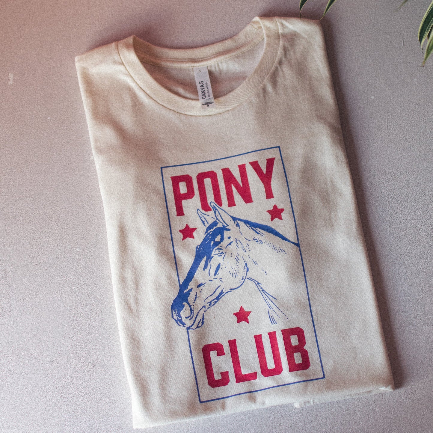 Vintage Style Pony Club T - Shirt - F&B Crafts - Fox & Co Apparel
