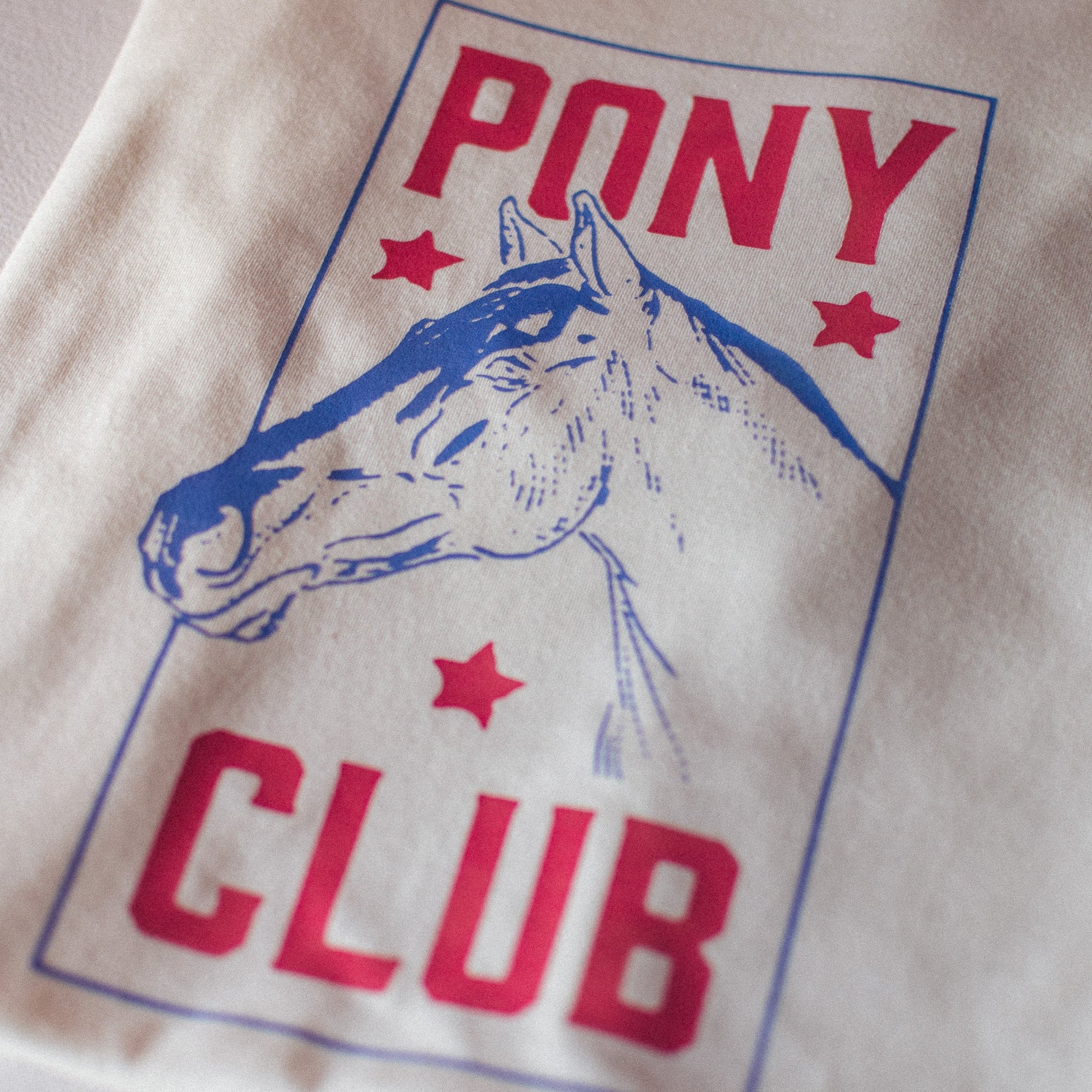 Vintage Style Pony Club T - Shirt - F&B Crafts - Fox & Co Apparel