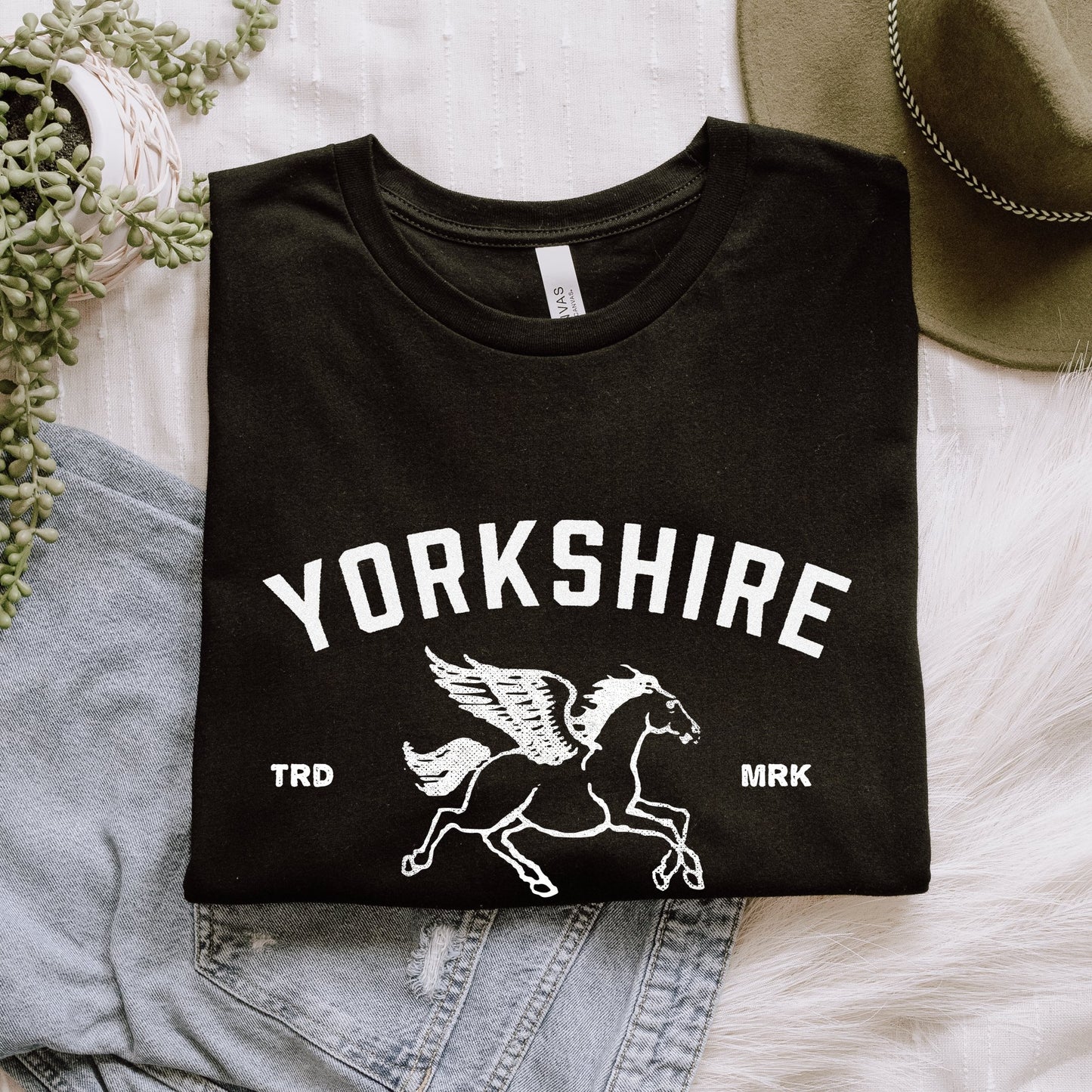 Vintage Style Yorkshire Cowgirl T - Shirt - F&B Crafts - Fox & Co Apparel