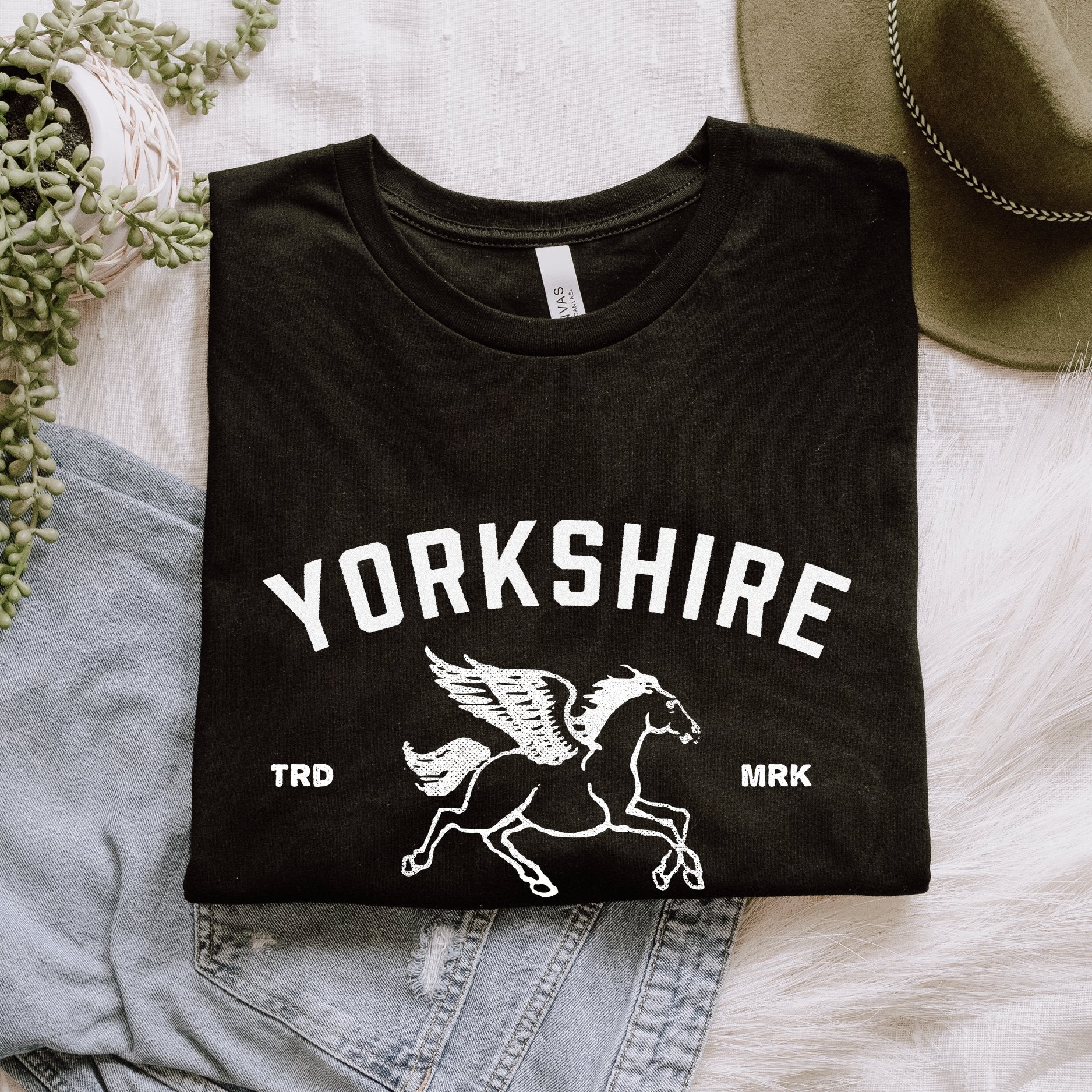 Vintage Style Yorkshire Cowgirl T - Shirt - F&B Crafts - Fox & Co Apparel