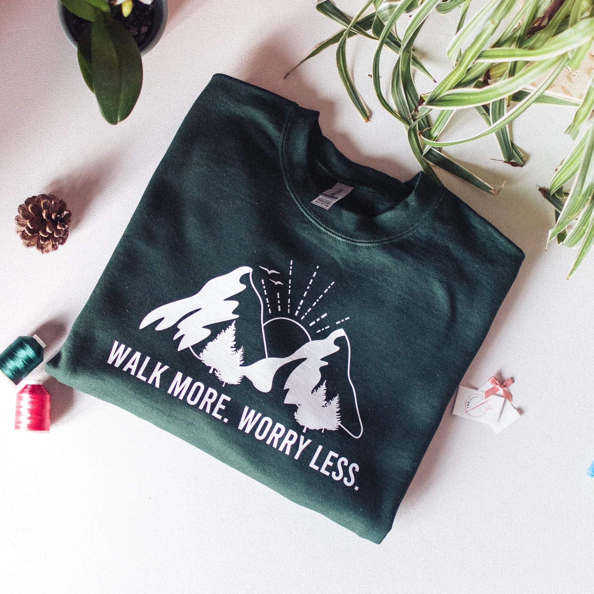 Walk More Worry Less T - Shirt - F&B Crafts - Fox & Co Apparel