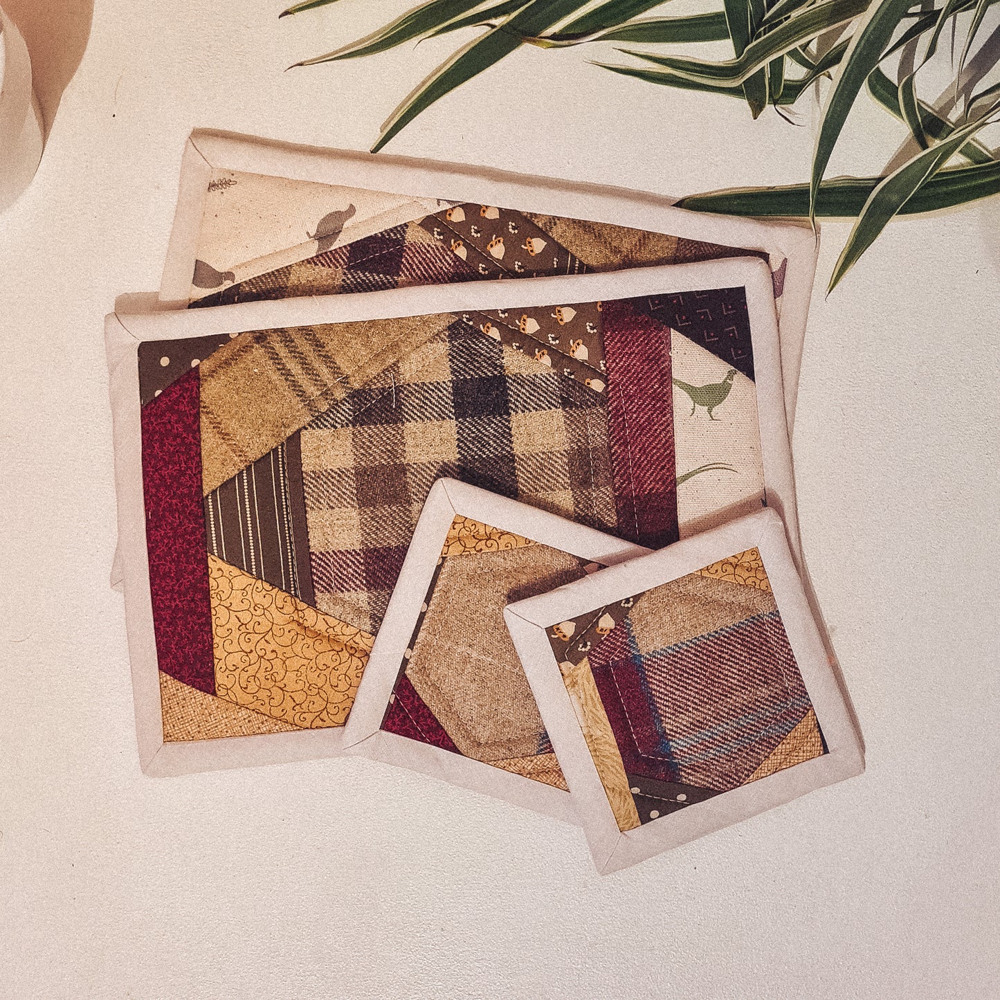 Heat Proof Patchwork Mats and Coasters
