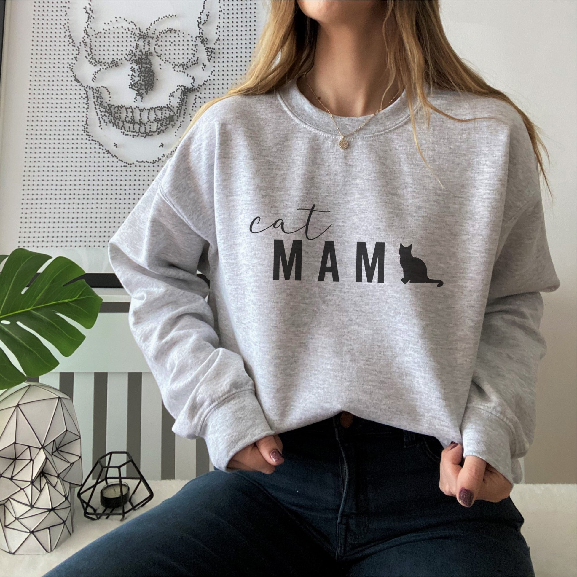Cat Mama Sweatshirt- F&B Crafts - Cat lovers jumper