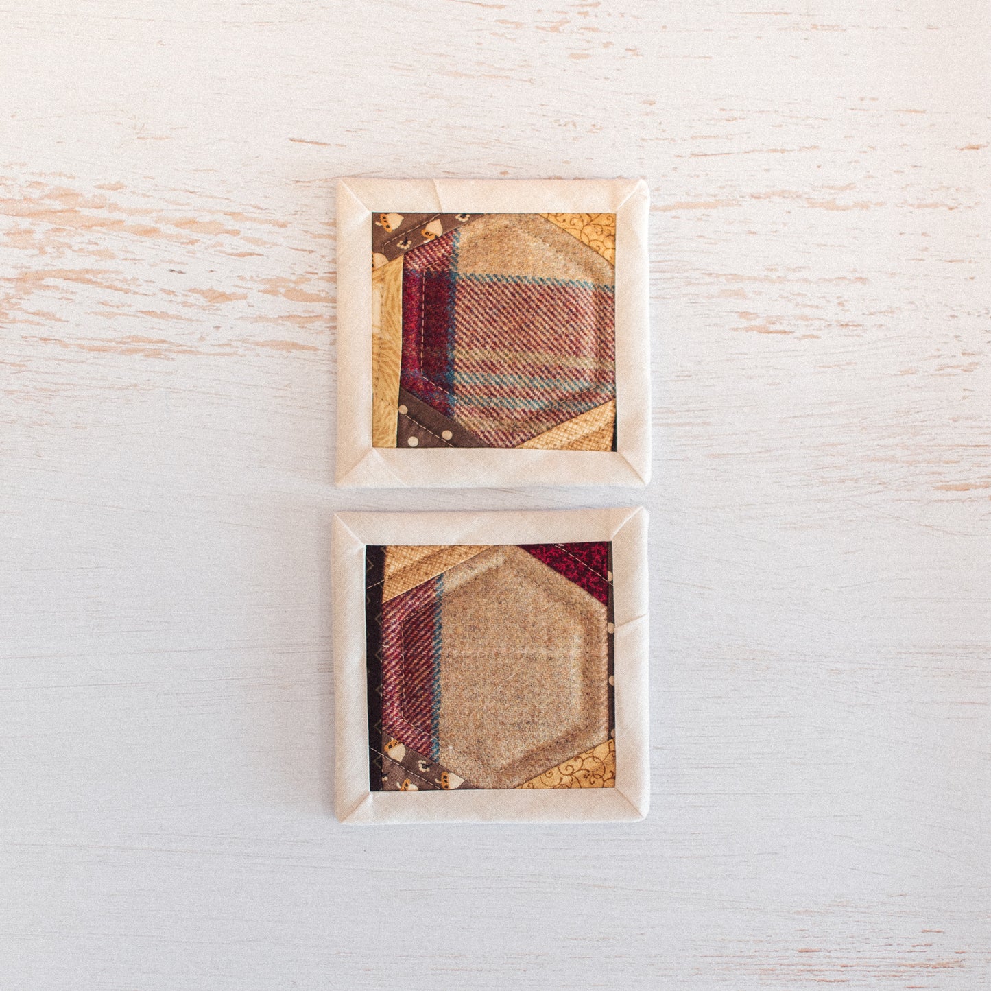 Heat Proof Patchwork Mats and Coasters