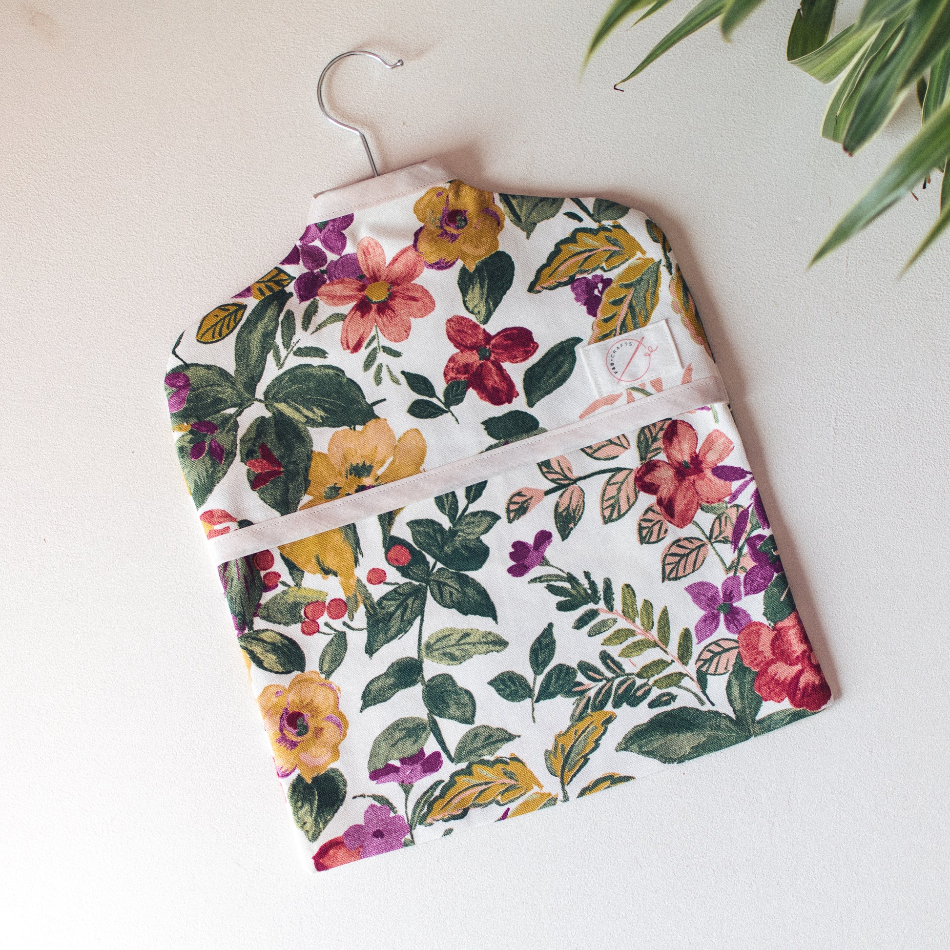 F&B Crafts Floral Print Peg Bag Handmade by F&B Crafts