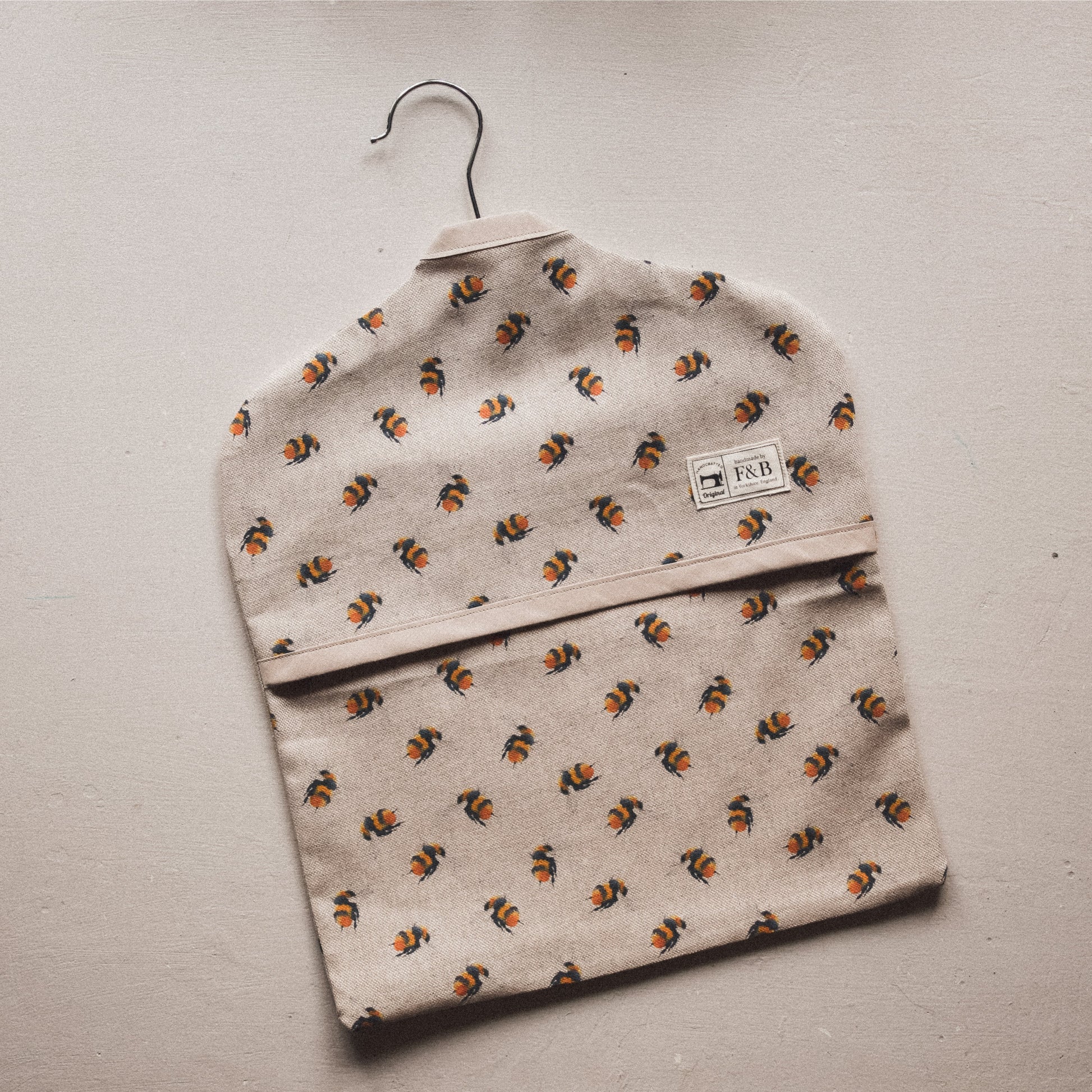 Bees Print Peg Bag by F&B Crafts - Country Living