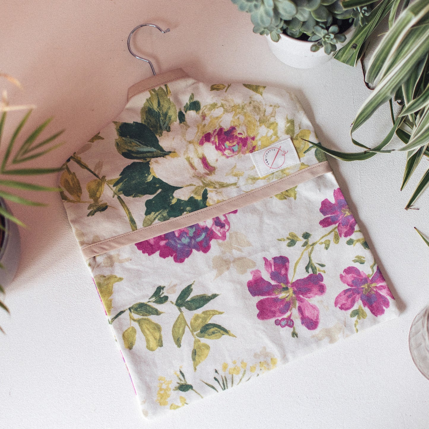 F&B Crafts - Laundry Accessories Handmade with Floral Print Fabric