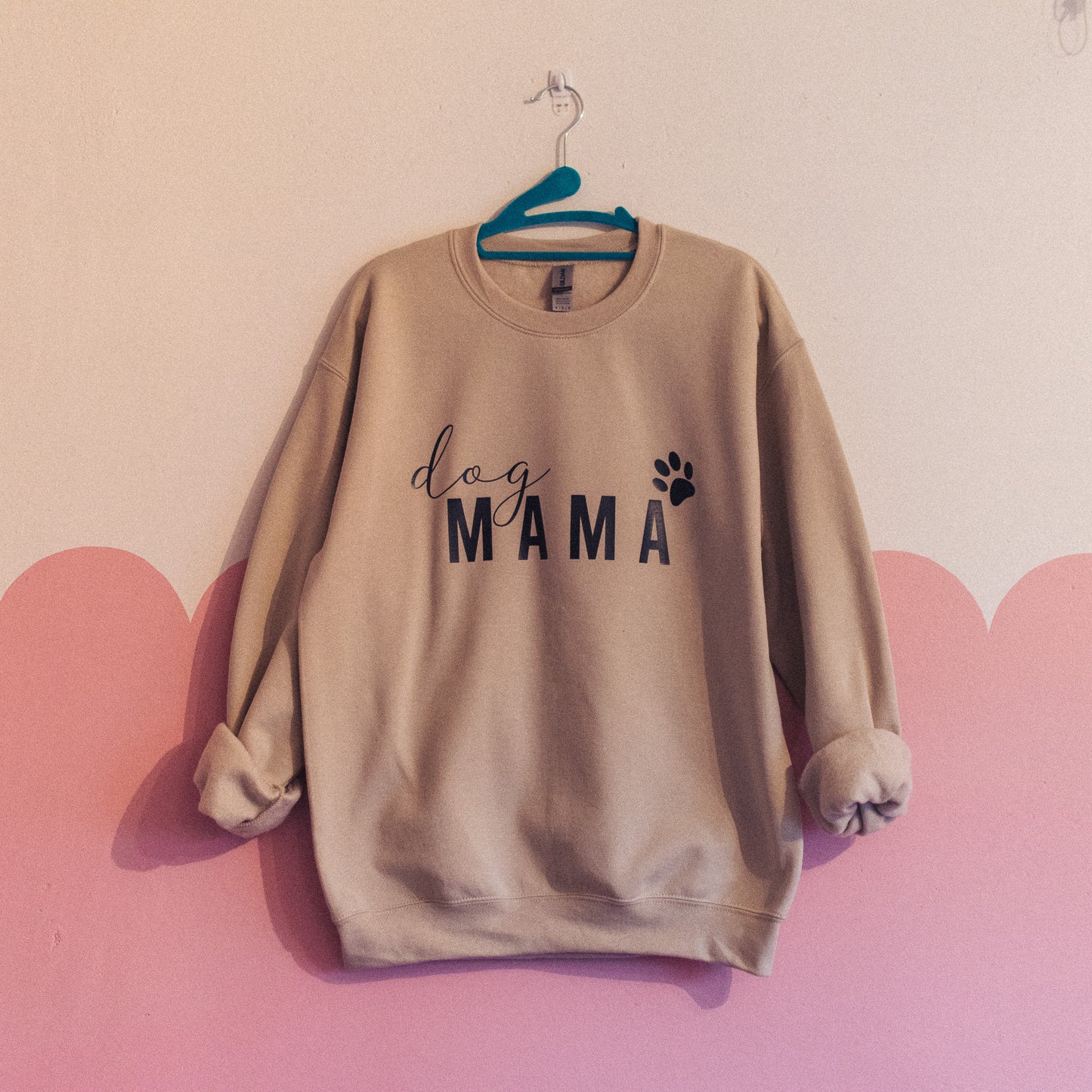 Gildan 18000 Dog Mama Sweatshirt Handmade by F&B Crafts in Yorkshire