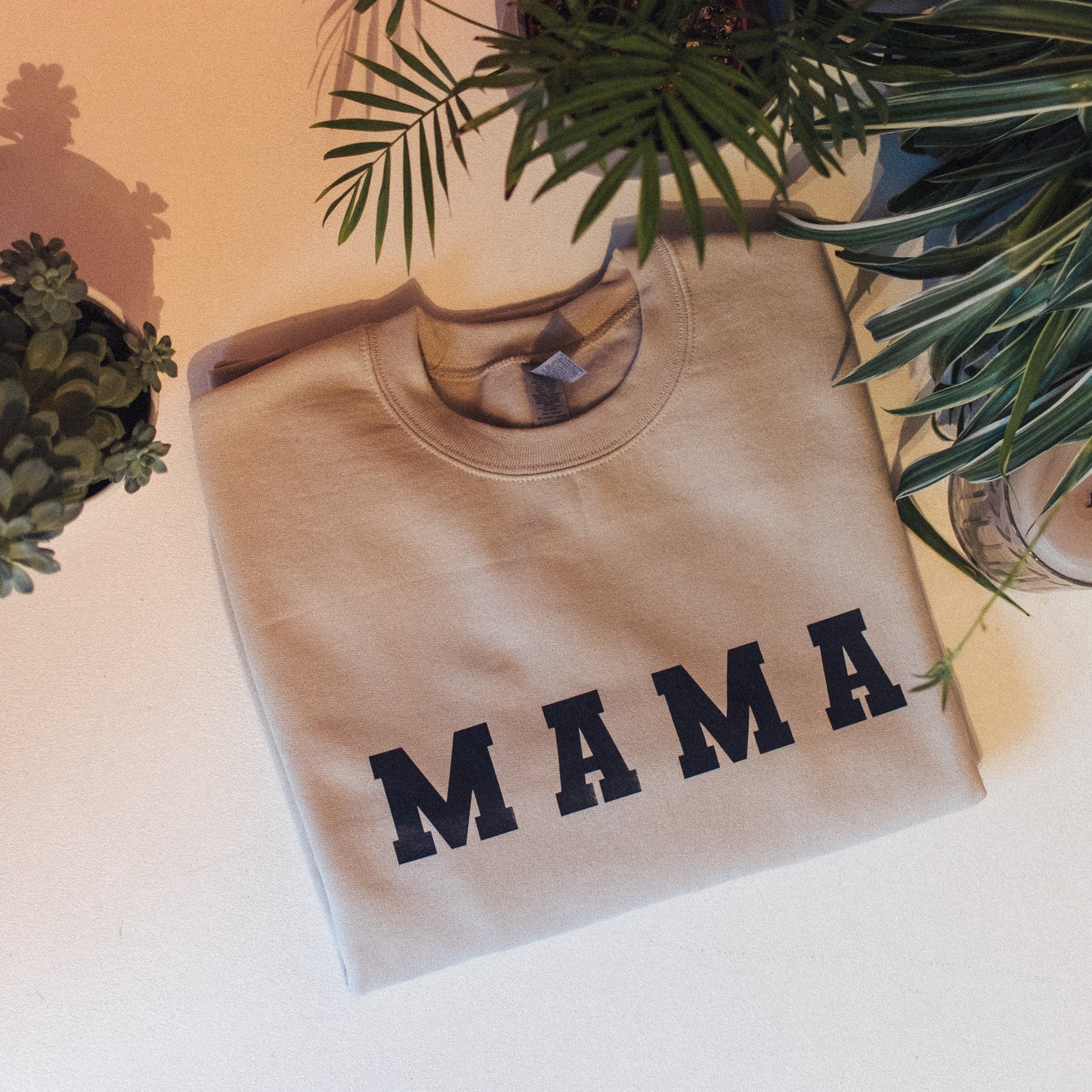 MAMA Collegiate Style Sweatshirt Made in Yorkshire by F&B Crafts