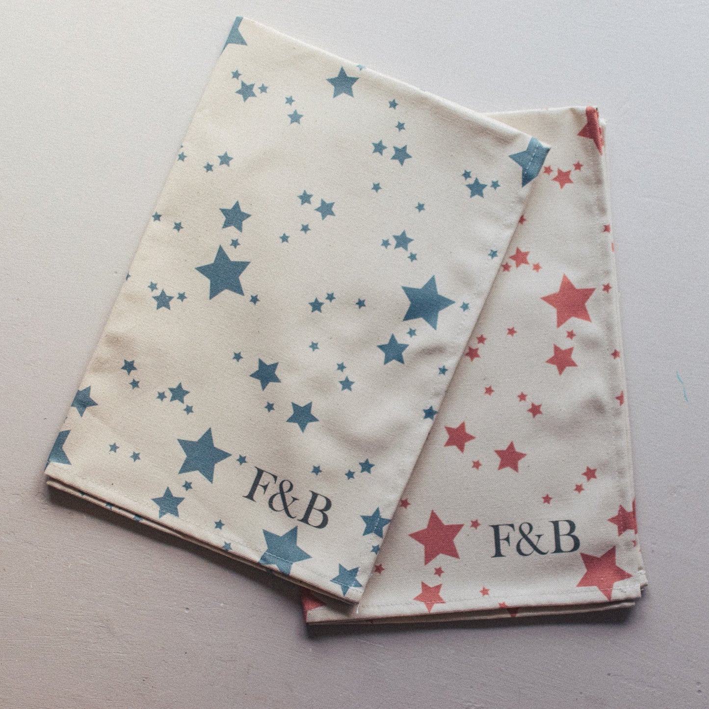 Pheasant Print Tea Towels - Game Bird Kitchenware - Green, Grey, Blue & Pink Tea Towels by F&B