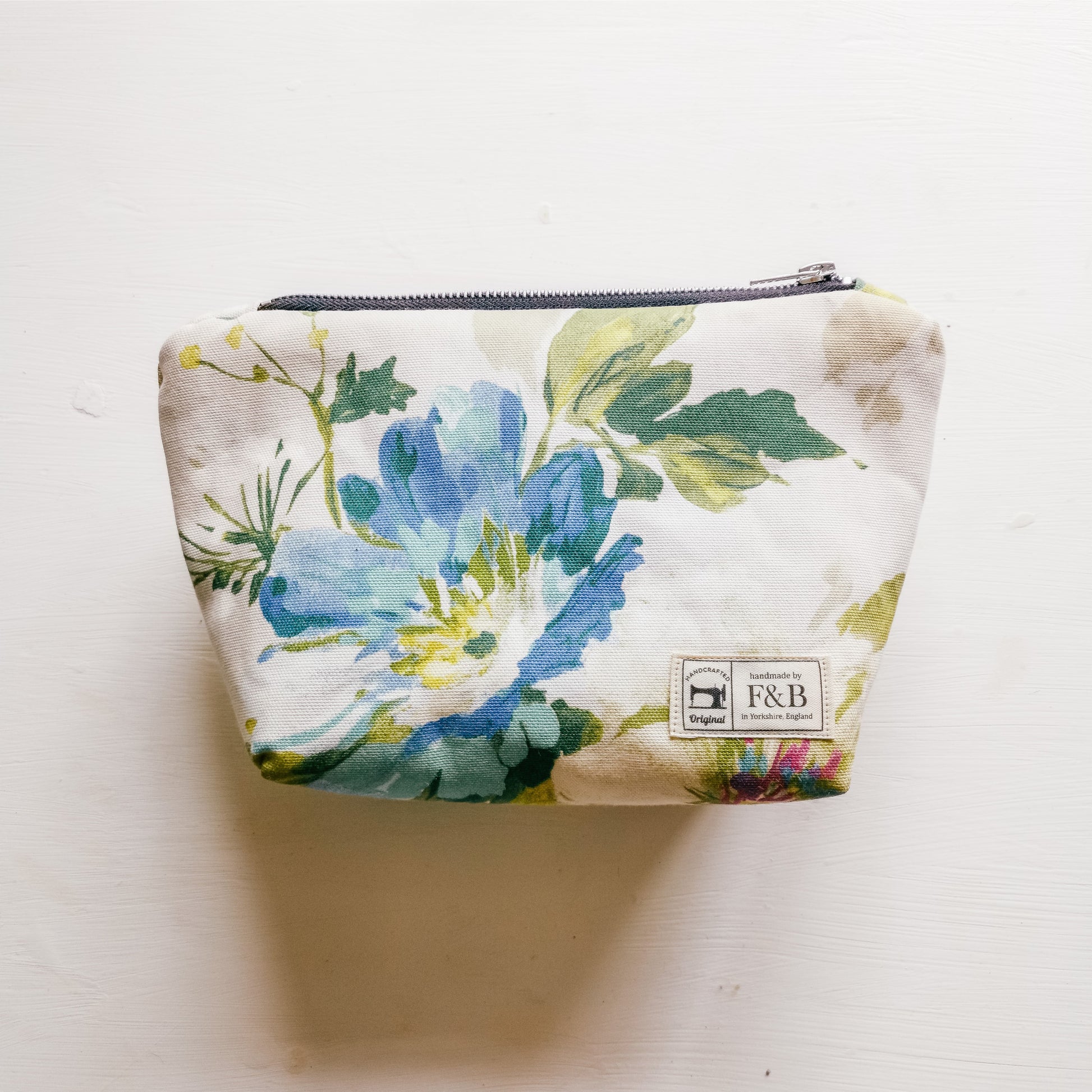 Handmade Floral Wash Bag or Make Up Bag from F&B