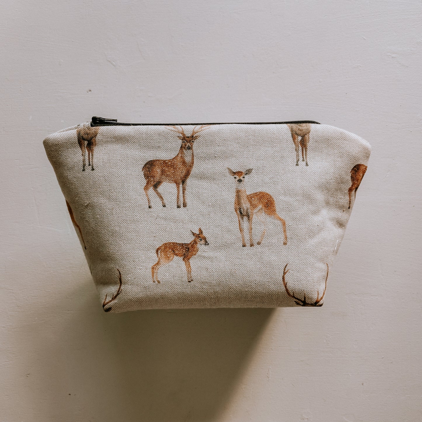 Deer Print Wash Bag/Make-Up Bag