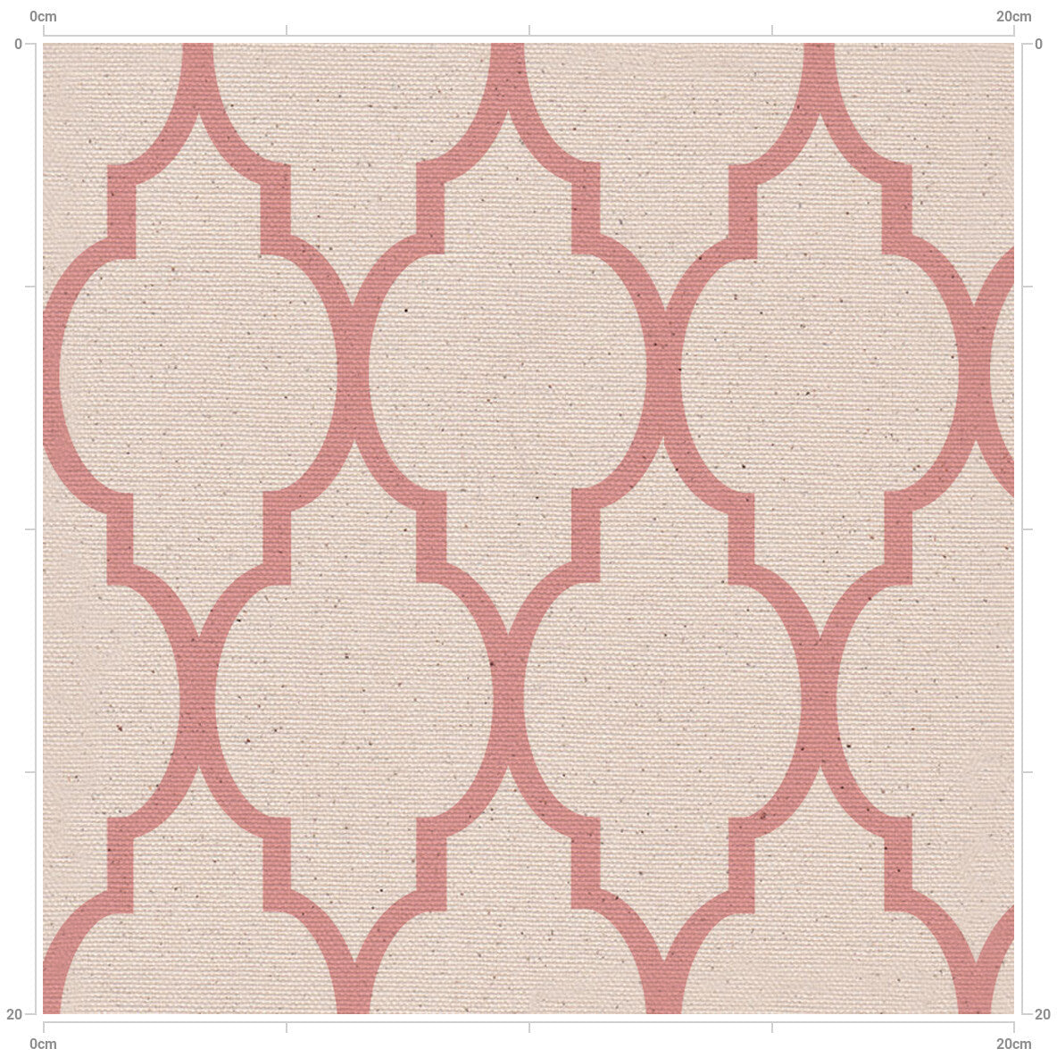 Light Pink Vintage Trellis Pattern by F&B